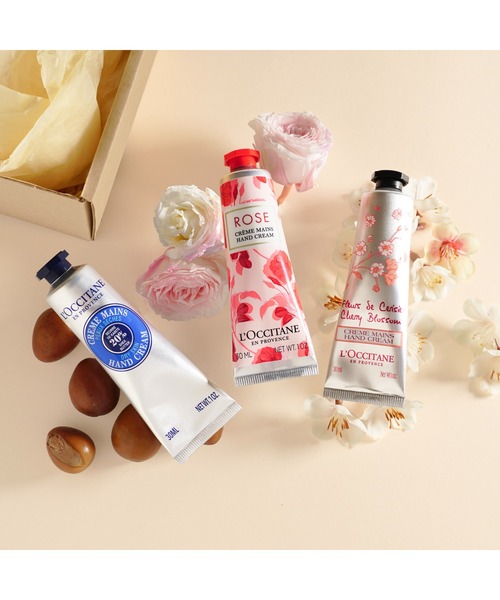 L'OCCITANE（ロクシタン）の「フラワーハンドクリームトリオ ハンド