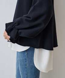 BEARDSLEY（ビアズリー）の「袖口フリルトレーナー（Tシャツ