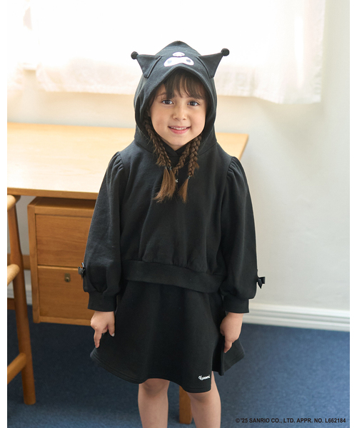 セール】【サンリオキャラクターズ】【毛玉バイバイ裏毛】変身パーカ