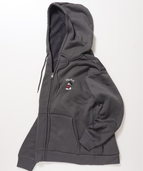 セール】【DISNEY/ディズニー】ミッキーマウス裏ボアスウェットワン