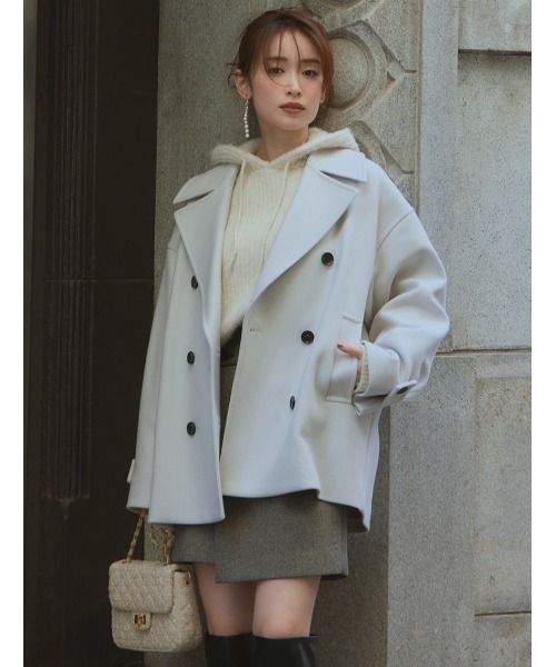 FRAY I.D（フレイアイディー）の「ファインメリノピーコート