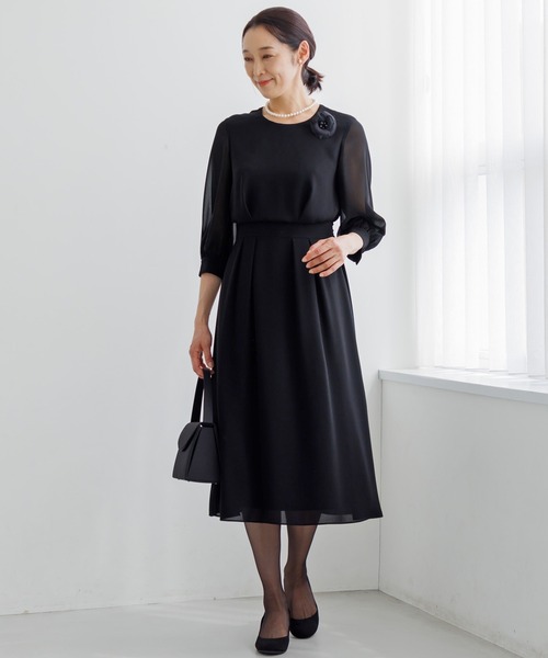 新品 未使用 kaene フォルマフォルマ 夏 喪服 ブラックフォーマル 38