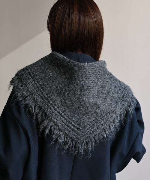セール】フリンジニットショール（ストール/ショール