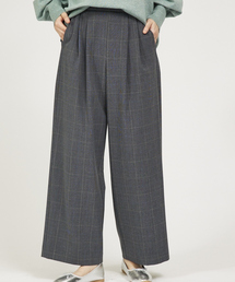 グレンチェック ハイウエスト」に該当するパンツ（ワイド・ルーズ