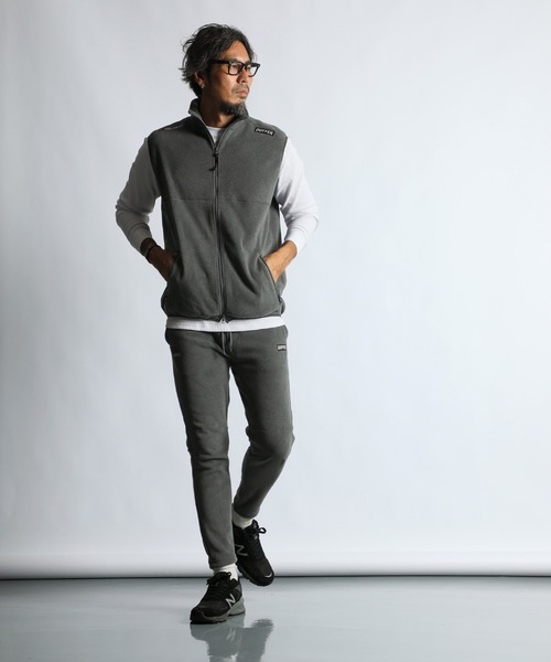 BLACK LABEL〕POLARTEC 'CLASSIC200' ZIP VEST：セットアップ ポーラ