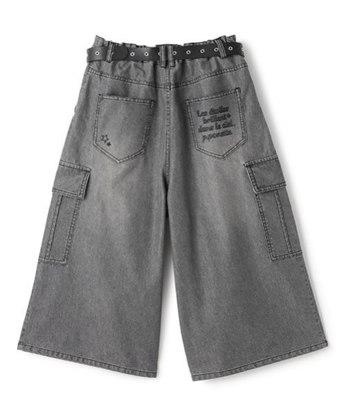 セール】【ニコ☆プチ掲載】デニムハーフパンツ（デニムパンツ）｜pom