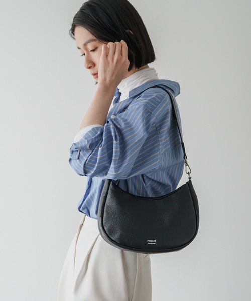 russet（ラシット）の「WEB限定 ハーフムーン2wayショルダーバッグ