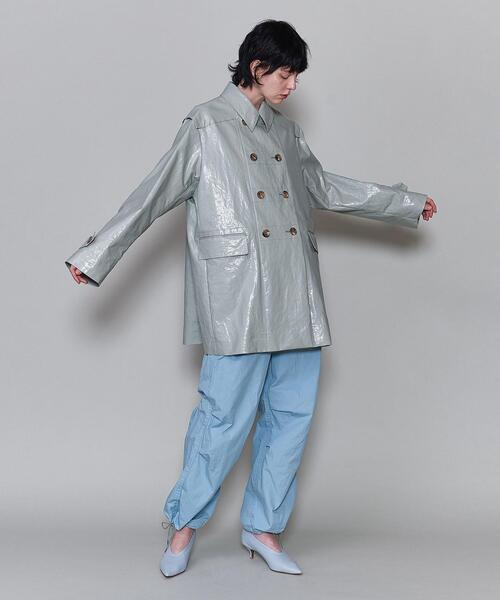 6（ロク）の「＜6(ROKU)＞BOA COLLAR ZIP COAT/コート（ミリタリー