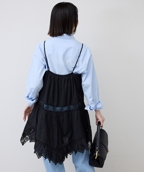 リバーレースキャミワンピース（シャツ/ブラウス）｜SLOBE IENA