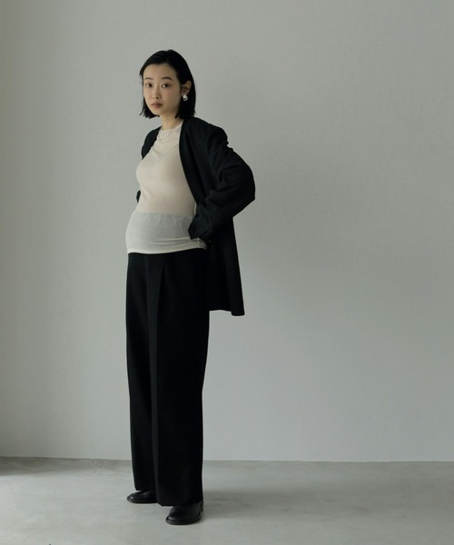 Reha.】Tuck Wide Pants（その他パンツ）｜anuke（アンヌーク）の