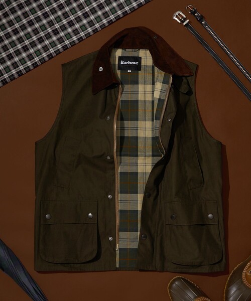 Barbour（バブアー）の「Barbour/バブアー 別注 BEDALE VEST/ビデイル