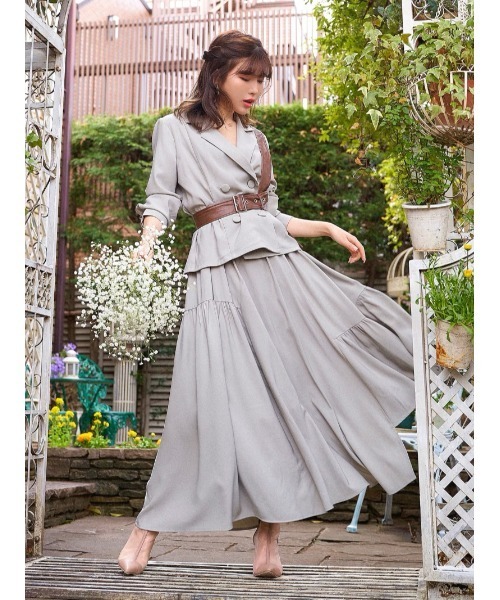 Darich（ダーリッチ）の「ジャケットドッキングワンピ（ワンピース