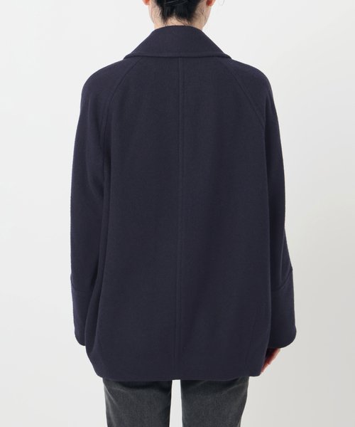 セール】《追加》尾州ウールスーパー100モッサPコート（ピーコート