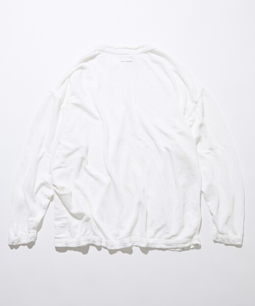 CAHLUMN/カウラム French Linen Reversible Long Sleeve T-Shirt