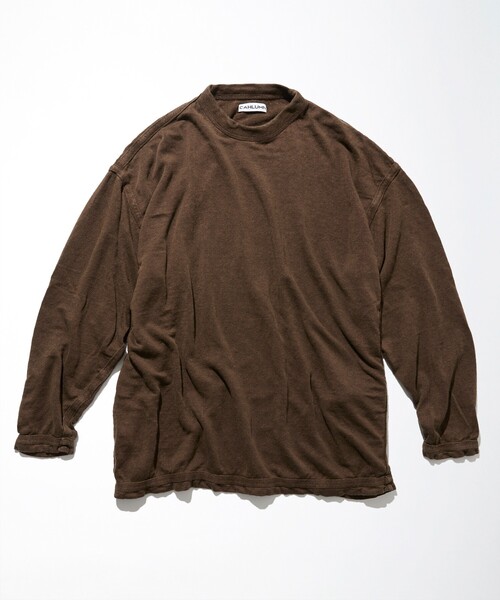 CAHLUMN/カウラム French Linen Reversible Long Sleeve T-Shirt