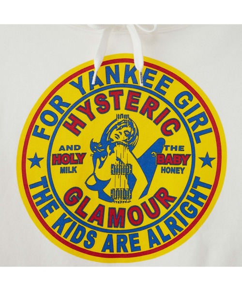HYSTERIC GLAMOUR（ヒステリックグラマー）の「YANKEE GIRL パーカー