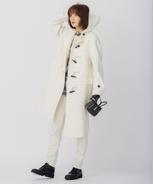 セール】ヘリンボーン ダッフルコート（ダッフルコート）｜23区 S