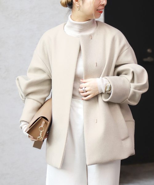 VERMEIL par iena（ヴェルメイユパーイエナ）の「super140s バルーン