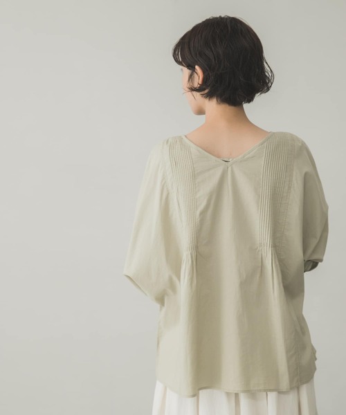 かぐれ（カグレ）の「コットンドルマンピンタックブラウス（シャツ