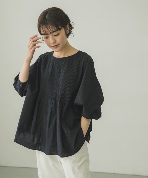かぐれ（カグレ）の「コットンドルマンピンタックブラウス（シャツ