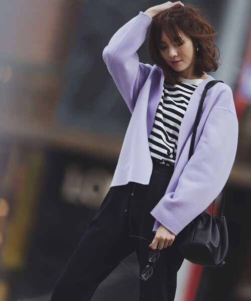 MANTECOリバー ショート コート（ノーカラーコート）｜23区（ニジュウ