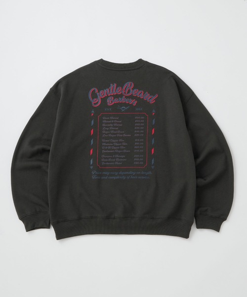 ショップメニューグラフィック オーバーサイズスウェット
