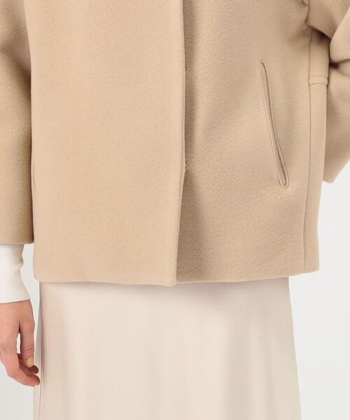 BALLSEY（ボールジィ）の「ウールナイロンベロア コクーンコート（ノー