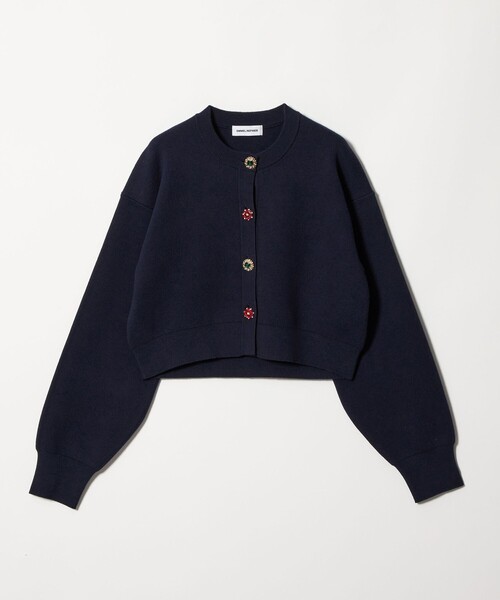 セール】＜EMMEL REFINES＞EM HW ビジュー ミニ カーディガン