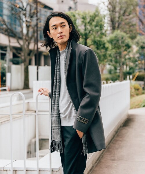 EDIFICE（エディフィス）の「SUPER 150's ウール メルトン スタンド