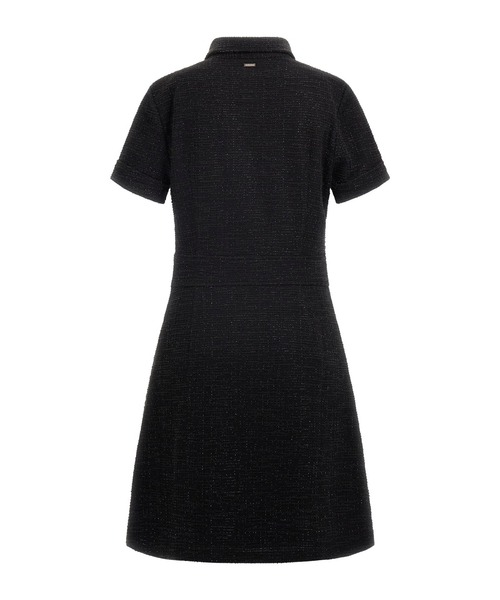 SS Tamara Belted Tweed Dress ワンピース ドレス | GUESS(ゲス) JAPAN