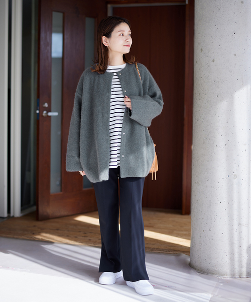 セール】《追加》ダブルフェイスコクーンカーディガン（カーディガン