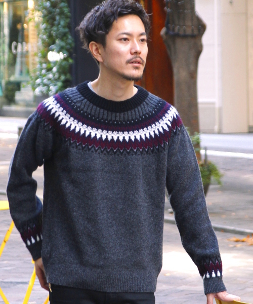 TOMORROWLAND ノルディック柄セーター 希少 (松本潤くん衣装着用）S