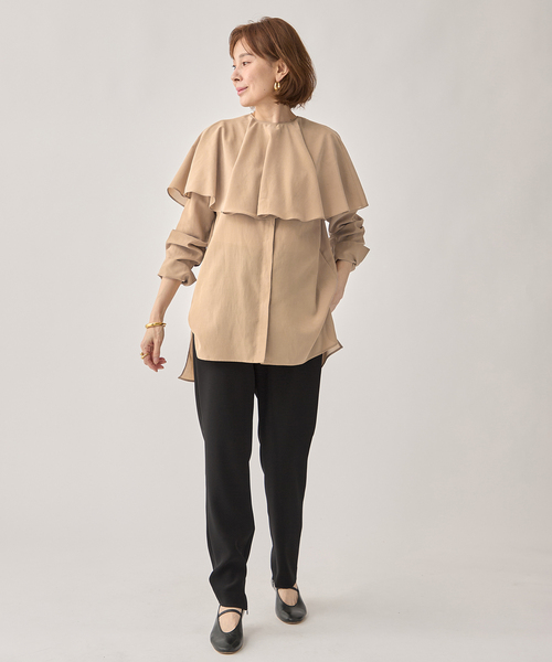 セール】ruffle collar ブラウス（シャツ/ブラウス）｜VERMEIL par