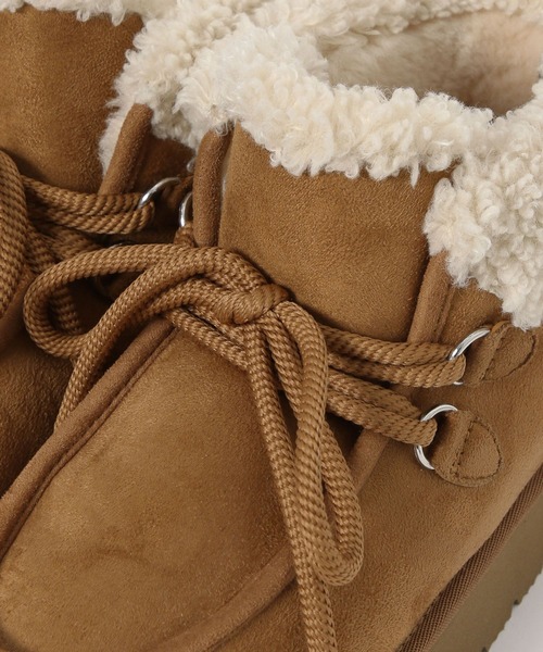 オリジナルフェイクムートンモカシンブーツ（モカシン/デッキシューズ