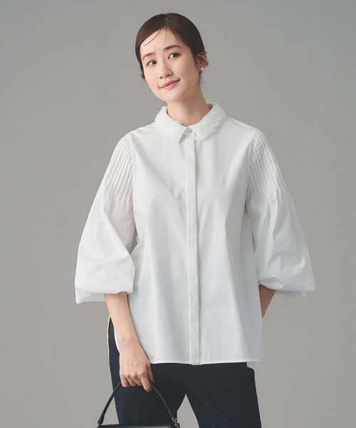 チュールカラー 2WAY ブラウス（シャツ/ブラウス）｜UNITED ARROWS