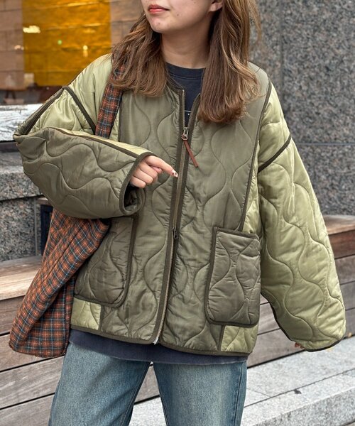 切替キルティングジャケット（ブルゾン）｜CPCM（シーピーシーエム）の