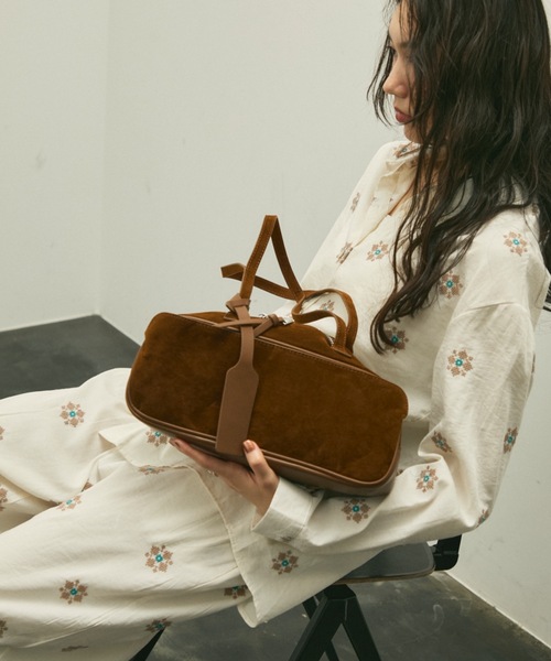 RARE TOKYOGucci ブラウン スエード ショルダーバッグ