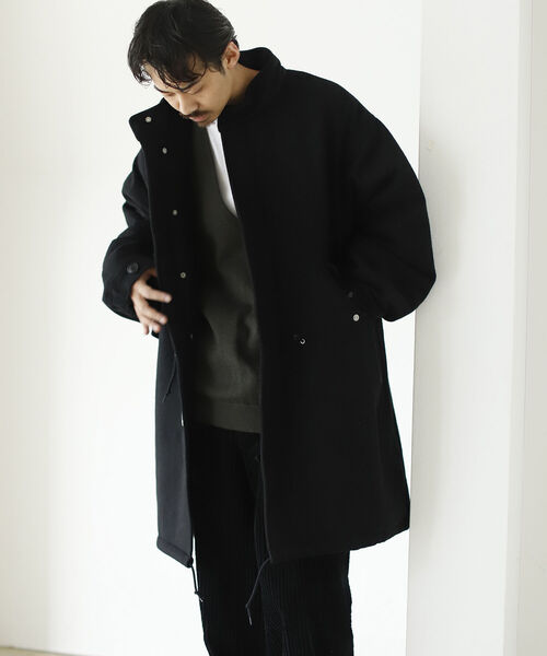 BEAMS（ビームス）の「BEAMS / 中綿 ウール モッズ コート（モッズ