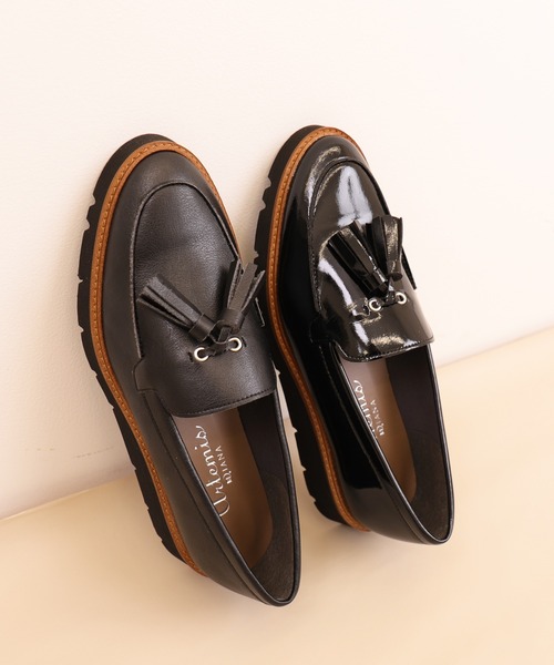 軽量厚底タッセルローファー（ローファー）｜artemis by DIANA