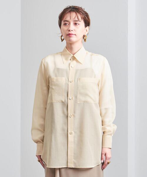 AURALEE（オーラリー）の「＜AURALEE（オーラリー）＞シアー シャツ