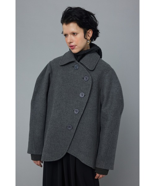 HeRIN.CYE（ヘリンドットサイ）の「Round body wool coat ラウンド
