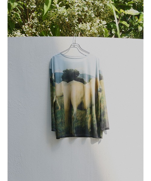 Silvia Conde Olivan×Ameri SHEER TOP（Tシャツ/カットソー）｜Ameri