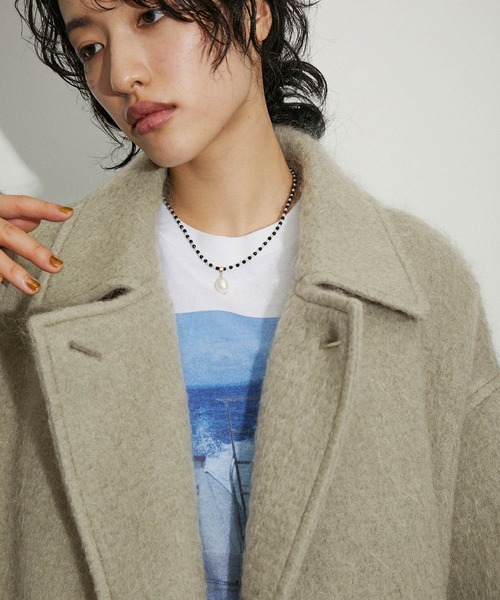 ADAM ET ROPE'（アダムエロペ）の「モヘヤシャギーミドルコート