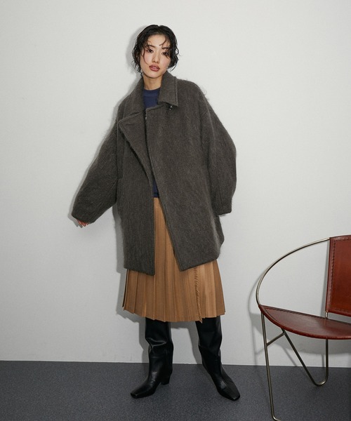 ADAM ET ROPE'（アダムエロペ）の「モヘヤシャギーミドルコート