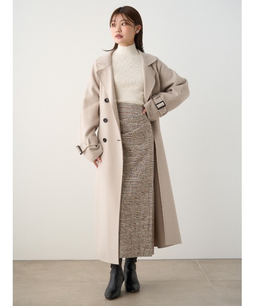 CELFORD（セルフォード）の「ウール混リバートレンチコート（トレンチ
