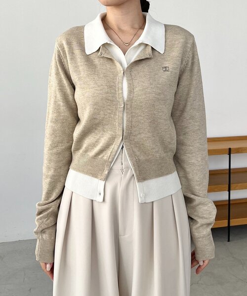 CAPRICIEUX LE'MAGE（カプリシューレマージュ）の「レイヤードポロ