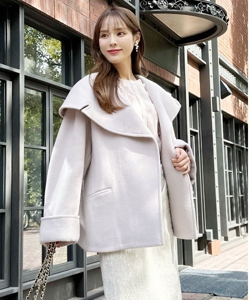 CELFORD（セルフォード）の「ビッグカラーショートコート（その他