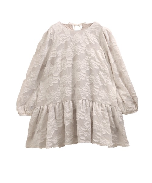 ジャガードパフスリーブチュニック（その他トップス）｜Fit more