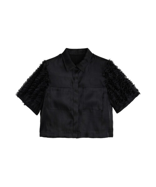 FRILL SLEEVE SHEER SHIRT（シャツ/ブラウス）｜Ameri（アメリ）の