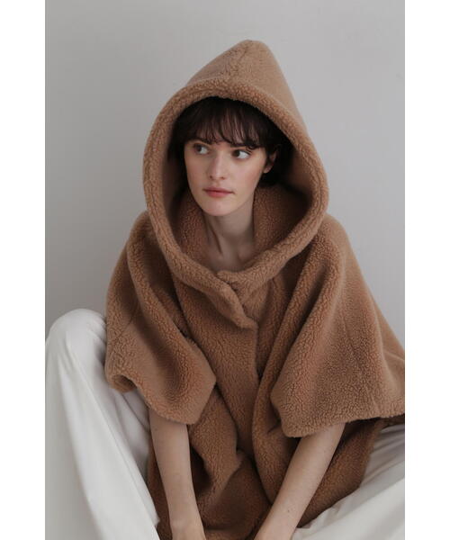 LE PHIL（ルフィル）の「◇ウールボアジャケット（ポンチョ）」 - WEAR